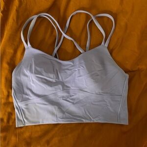 lululemon like a cloud bra, light purple